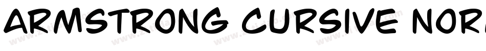 Armstrong Cursive Normal字体转换